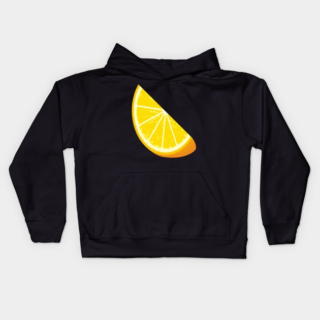 Orange Slice Kids Hoodie by sifis